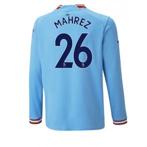 Manchester City Riyad Mahrez #26 Hemmatröja 2022-23 Långärmad